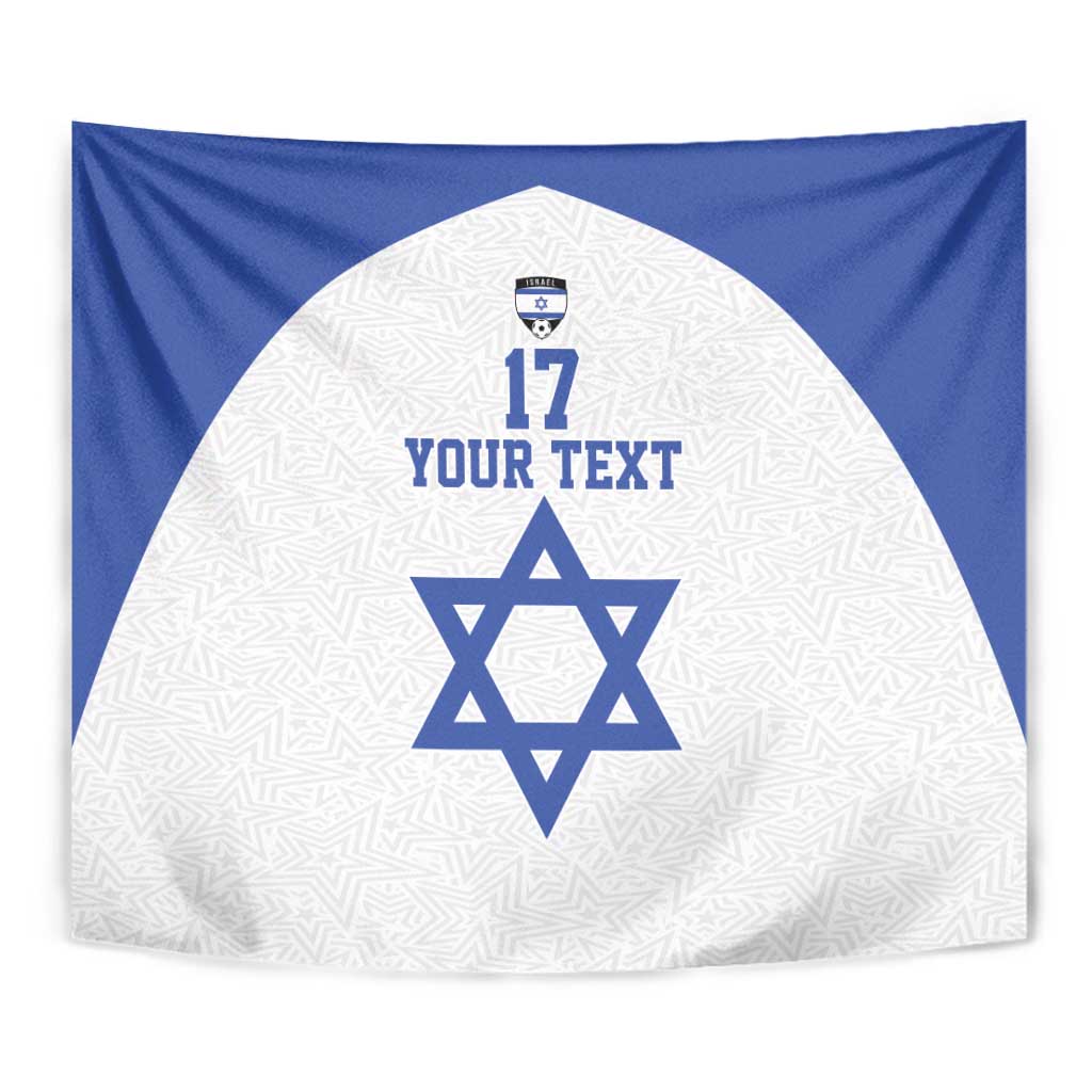 Custom Israel Football Go Champions Tapestry Sporty Style