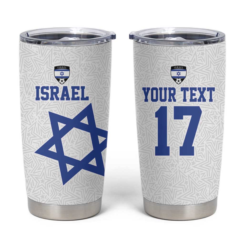 Custom Israel Football Go Champions Tumbler Cup Sporty Style