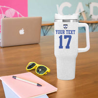 Custom Israel Football Go Champions Tumbler With Handle Sporty Style