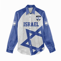 Custom Israel Football Go Champions Women Casual Shirt Sporty Style