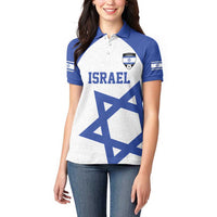Custom Israel Football Go Champions Women Polo Shirt Sporty Style