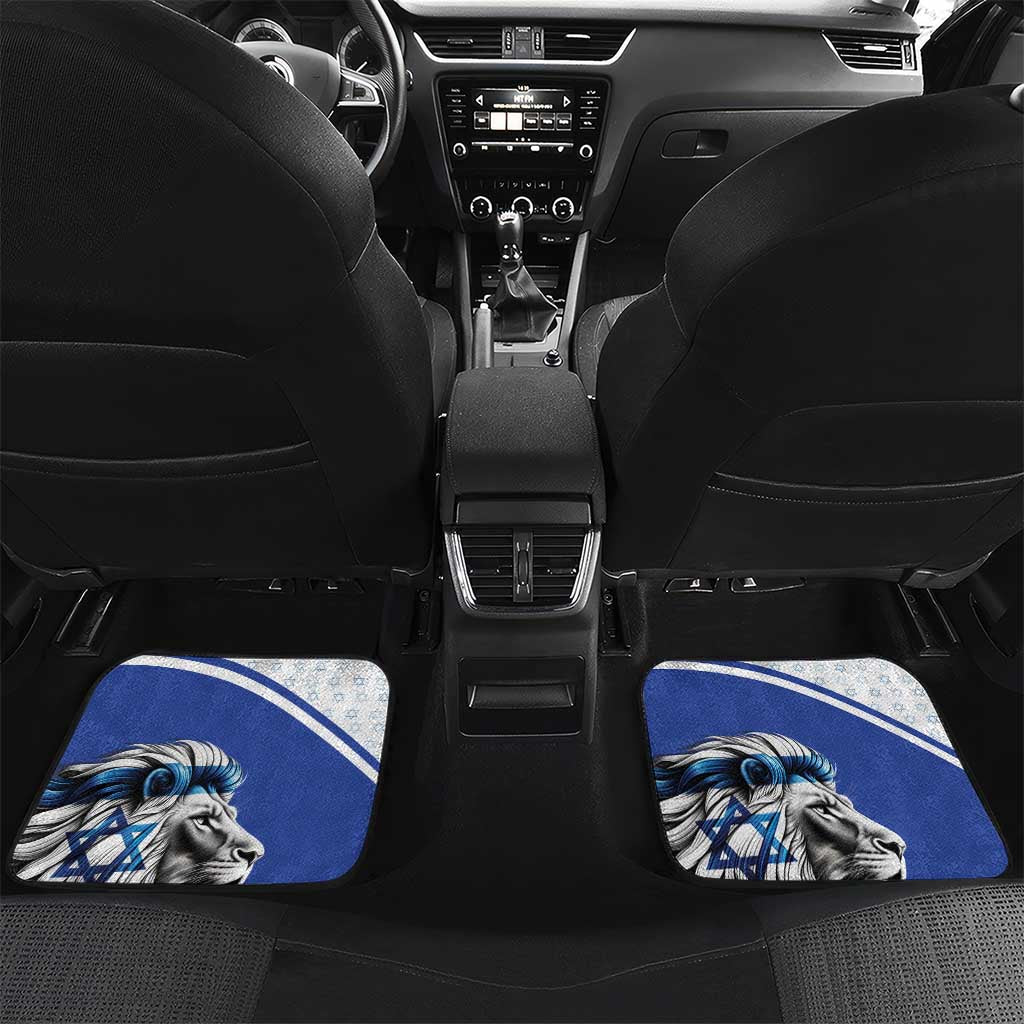 Personalized Israel Lion of Judah Car Mats Flag and Coat of arms