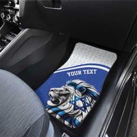 Personalized Israel Lion of Judah Car Mats Flag and Coat of arms