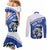 Personalized Israel Lion of Judah Couples Matching Mermaid Dress and Long Sleeve Button Shirt Flag and Coat of arms