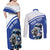 Personalized Israel Lion of Judah Couples Matching Off Shoulder Maxi Dress and Long Sleeve Button Shirt Flag and Coat of arms