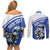 Personalized Israel Lion of Judah Couples Matching Off Shoulder Short Dress and Long Sleeve Button Shirt Flag and Coat of arms