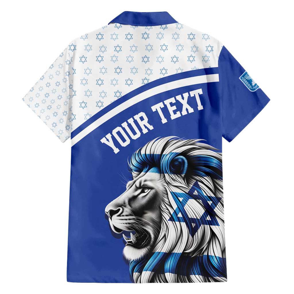 Personalized Israel Lion of Judah Family Matching Off Shoulder Maxi Dress and Hawaiian Shirt Flag and Coat of arms