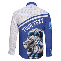 Personalized Israel Lion of Judah Family Matching Puletasi and Hawaiian Shirt Flag and Coat of arms