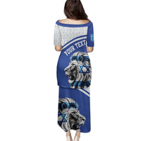 Personalized Israel Lion of Judah Family Matching Puletasi and Hawaiian Shirt Flag and Coat of arms