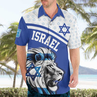 Personalized Israel Lion of Judah Hawaiian Shirt Flag and Coat of arms