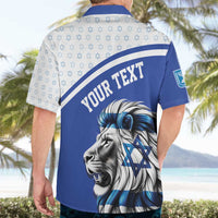 Personalized Israel Lion of Judah Hawaiian Shirt Flag and Coat of arms