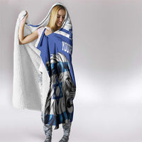 Personalized Israel Lion of Judah Hooded Blanket Flag and Coat of arms