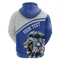 Personalized Israel Lion of Judah Hoodie Flag and Coat of arms