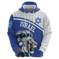 Personalized Israel Lion of Judah Hoodie Flag and Coat of arms