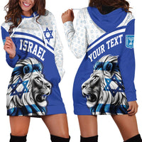 Personalized Israel Lion of Judah Hoodie Dress Flag and Coat of arms