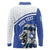 Personalized Israel Lion of Judah Long Sleeve Polo Shirt Flag and Coat of arms