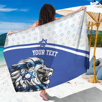Personalized Israel Lion of Judah Sarong Flag and Coat of arms