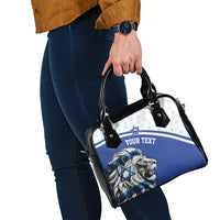 Personalized Israel Lion of Judah Shoulder Handbag Flag and Coat of arms