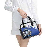 Personalized Israel Lion of Judah Shoulder Handbag Flag and Coat of arms