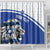 Personalized Israel Lion of Judah Shower Curtain Flag and Coat of arms
