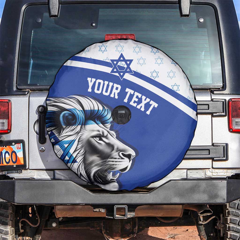Personalized Israel Lion of Judah Spare Tire Cover Flag and Coat of arms