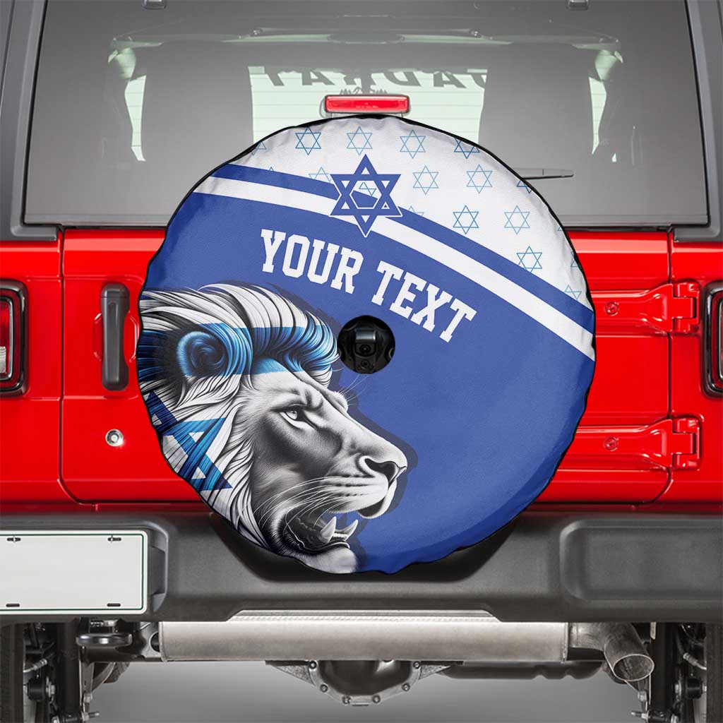 Personalized Israel Lion of Judah Spare Tire Cover Flag and Coat of arms