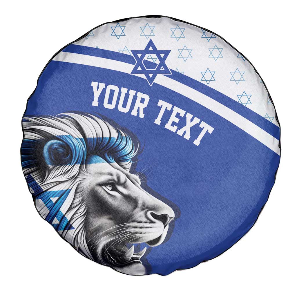 Personalized Israel Lion of Judah Spare Tire Cover Flag and Coat of arms