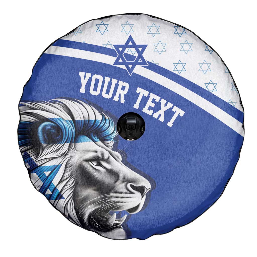 Personalized Israel Lion of Judah Spare Tire Cover Flag and Coat of arms