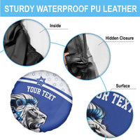 Personalized Israel Lion of Judah Spare Tire Cover Flag and Coat of arms