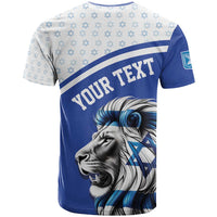 Personalized Israel Lion of Judah T Shirt Flag and Coat of arms