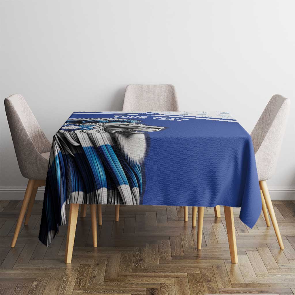 Personalized Israel Lion of Judah Tablecloth Flag and Coat of arms