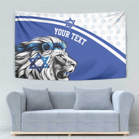 Personalized Israel Lion of Judah Tapestry Flag and Coat of arms