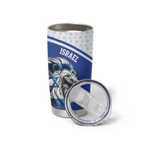 Personalized Israel Lion of Judah Tumbler Cup Flag and Coat of arms
