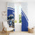 Personalized Israel Lion of Judah Window Curtain Flag and Coat of arms