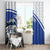 Personalized Israel Lion of Judah Window Curtain Flag and Coat of arms