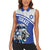 Personalized Israel Lion of Judah Women Sleeveless Polo Shirt Flag and Coat of arms