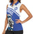 Personalized Israel Lion of Judah Women Sleeveless Polo Shirt Flag and Coat of arms