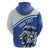Personalized Israel Lion of Judah Zip Hoodie Flag and Coat of arms