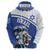 Personalized Israel Lion of Judah Zip Hoodie Flag and Coat of arms