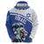 Personalized Israel Lion of Judah Zip Hoodie Flag and Coat of arms