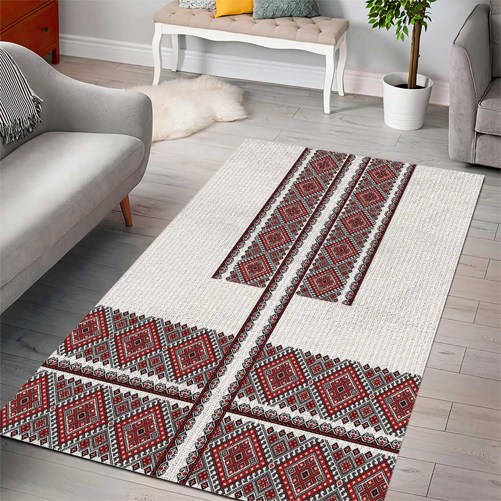 Ukraine Vyshyvanka Day Area Rug Ukrainian Folk Seamless