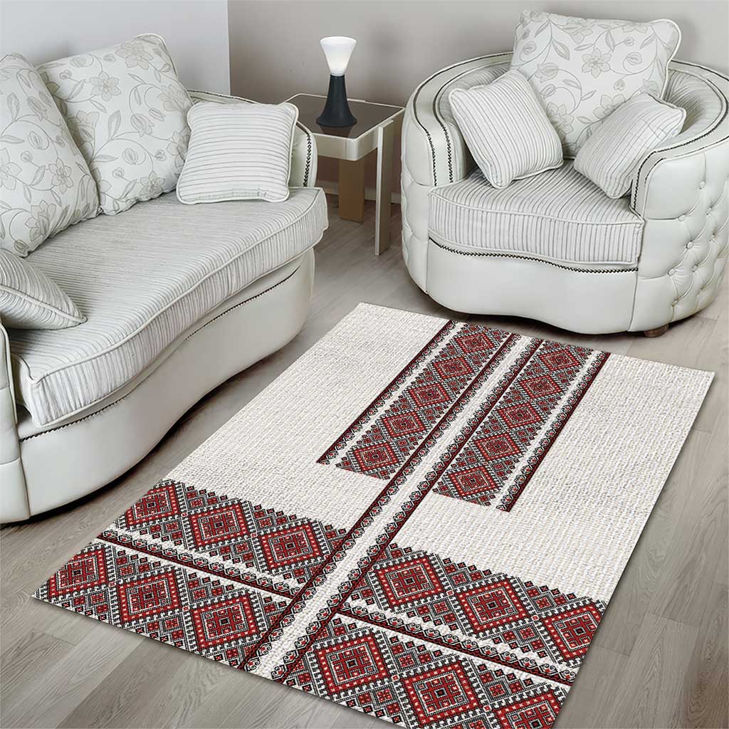 Ukraine Vyshyvanka Day Area Rug Ukrainian Folk Seamless