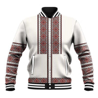 Ukraine Vyshyvanka Day Baseball Jacket Ukrainian Folk Seamless