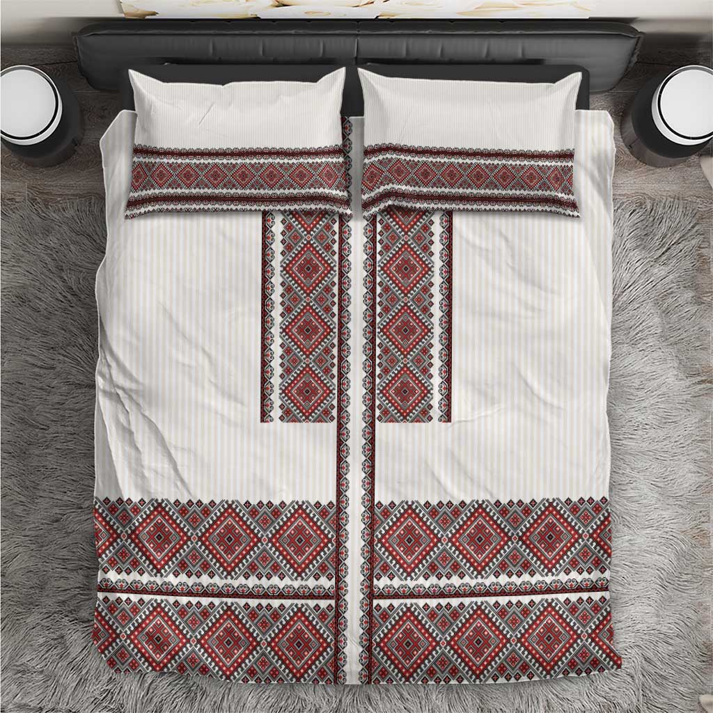 Ukraine Vyshyvanka Day Bedding Set Ukrainian Folk Seamless
