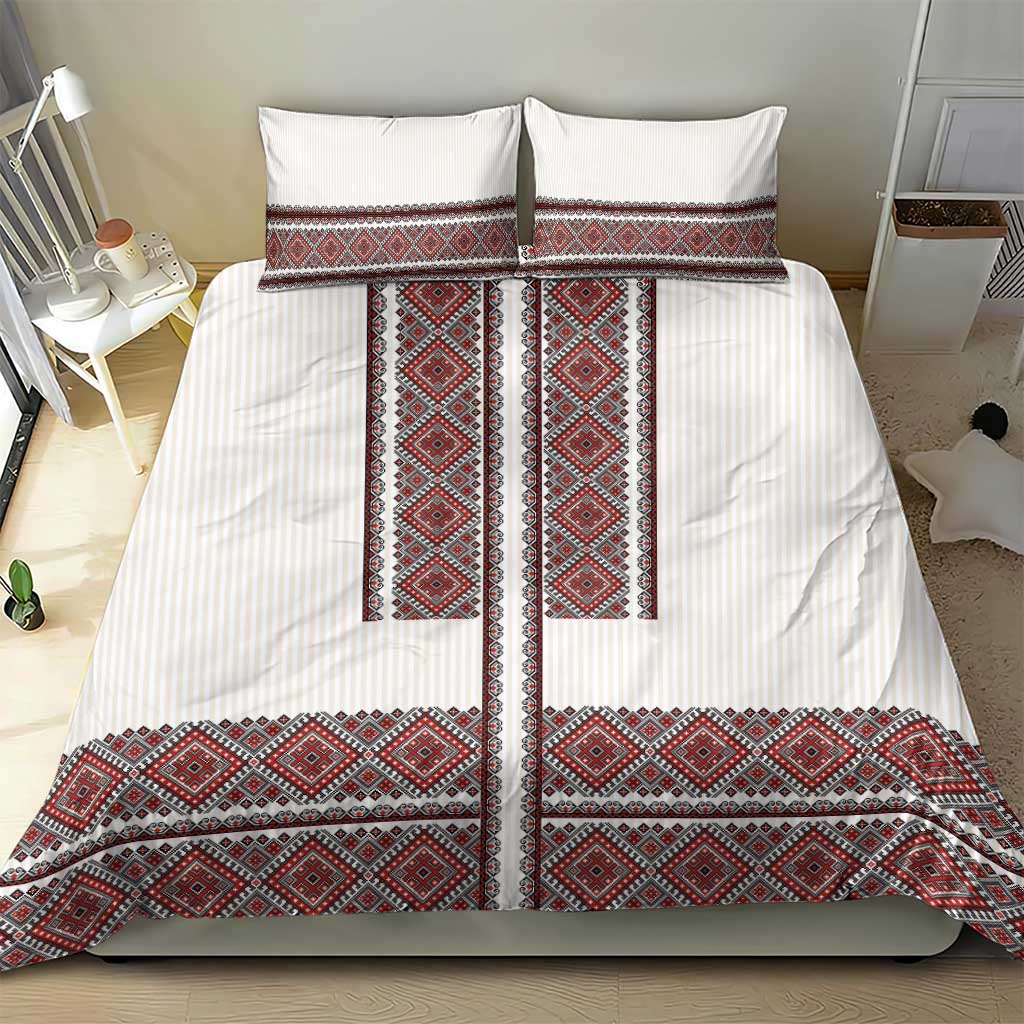 Ukraine Vyshyvanka Day Bedding Set Ukrainian Folk Seamless