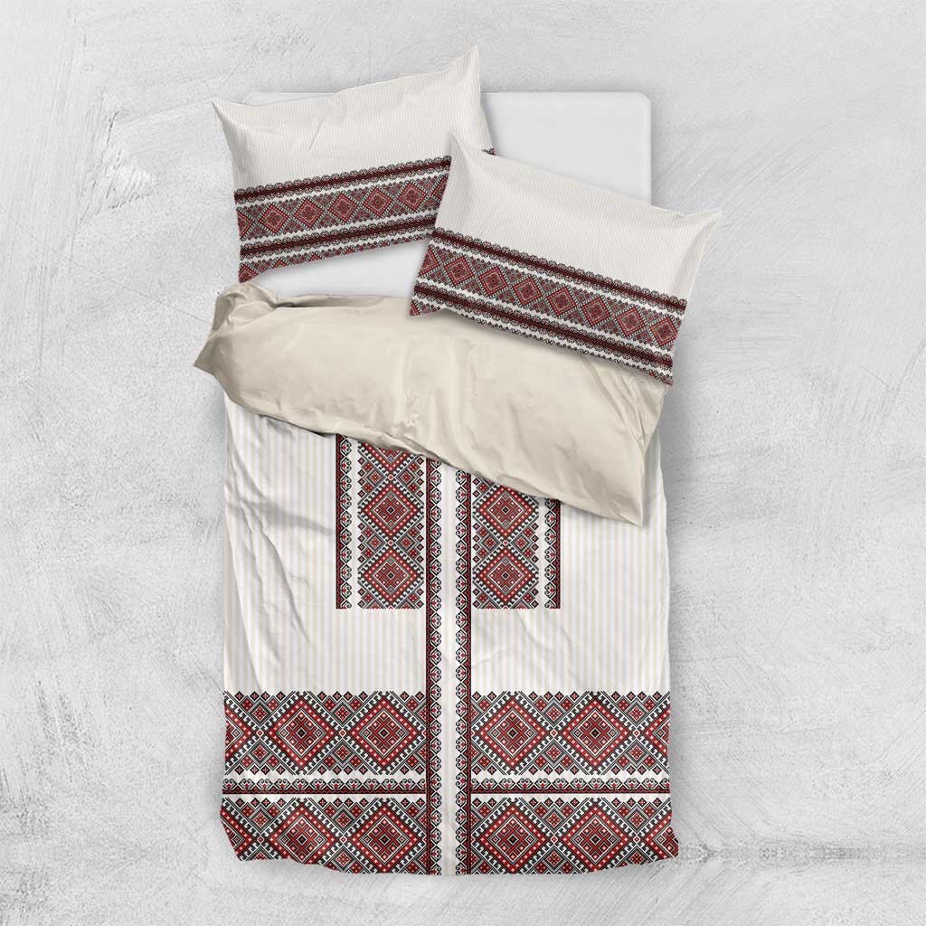 Ukraine Vyshyvanka Day Bedding Set Ukrainian Folk Seamless