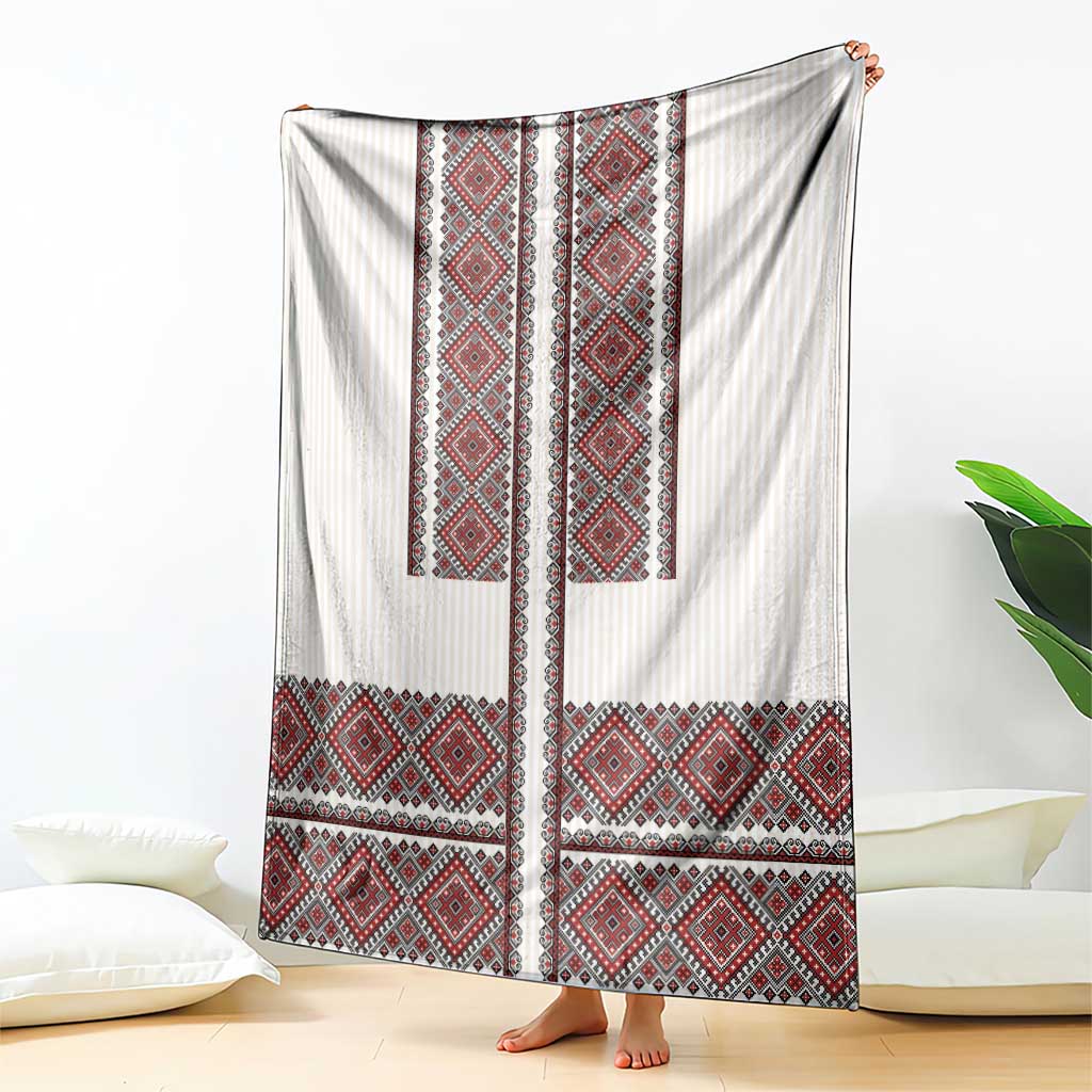 Ukraine Vyshyvanka Day Blanket Ukrainian Folk Seamless