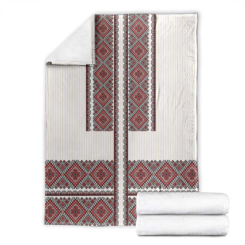 Ukraine Vyshyvanka Day Blanket Ukrainian Folk Seamless