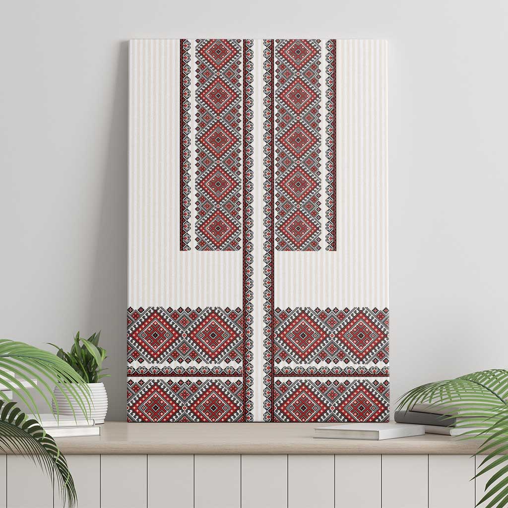 Ukraine Vyshyvanka Day Canvas Wall Art Ukrainian Folk Seamless