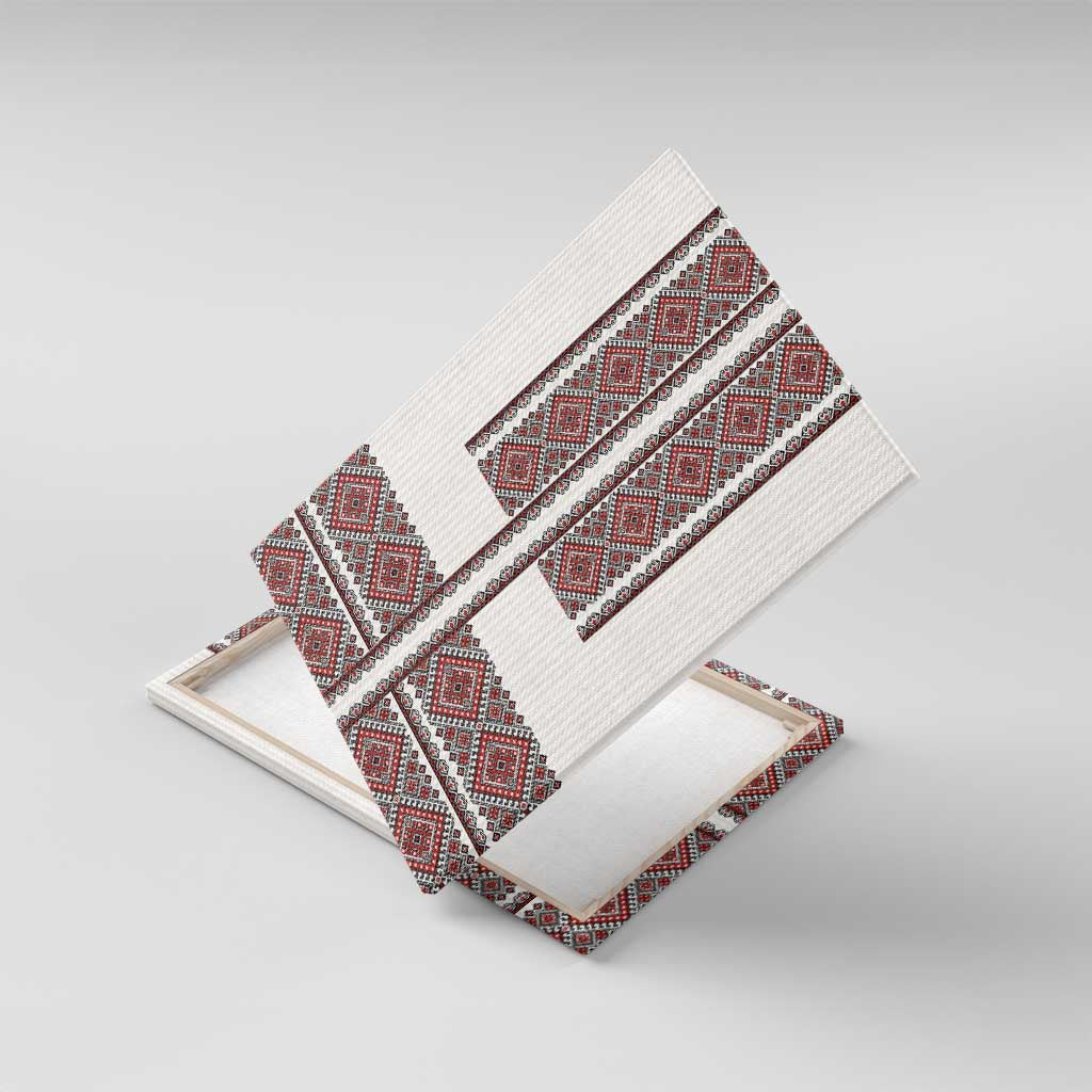 Ukraine Vyshyvanka Day Canvas Wall Art Ukrainian Folk Seamless